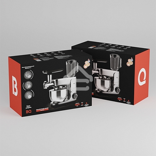 Планетарный миксер BQ MX341 серебристый