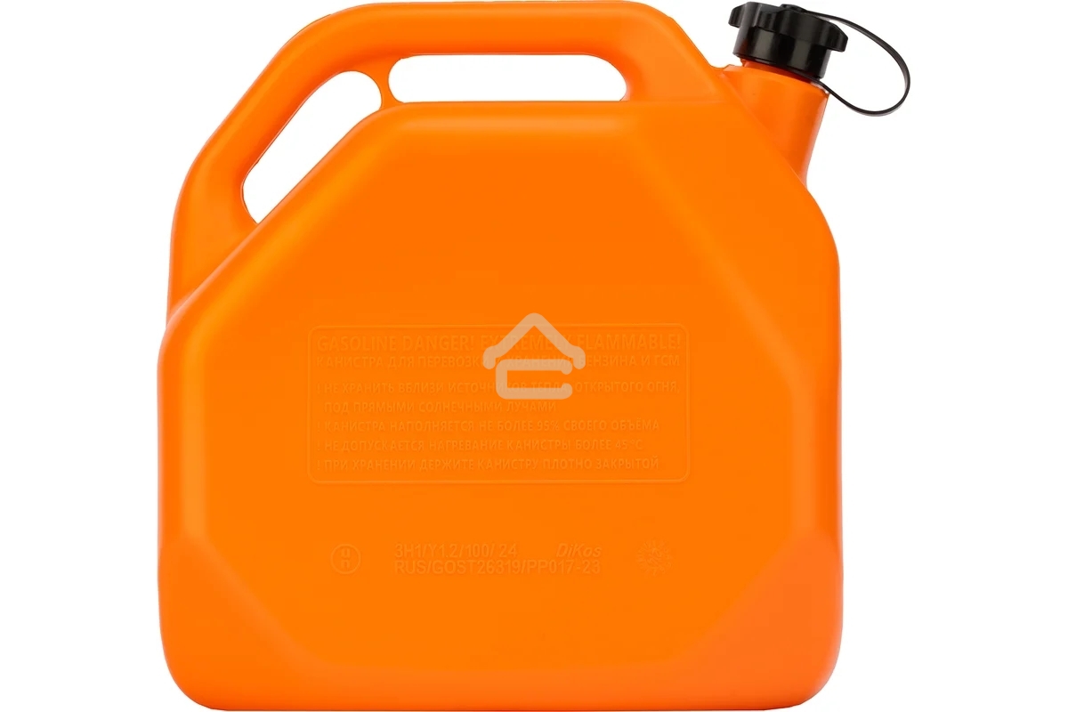 Канистра Stels для ГСМ, пластиковая, со скошенными углами, 20 литров