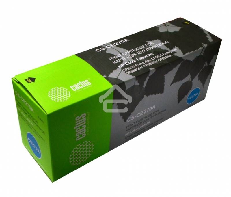 Картридж лазерный Cactus CS-CE270A черный (13000 стр.) для HP Color LaserJet Enterprise CP5525