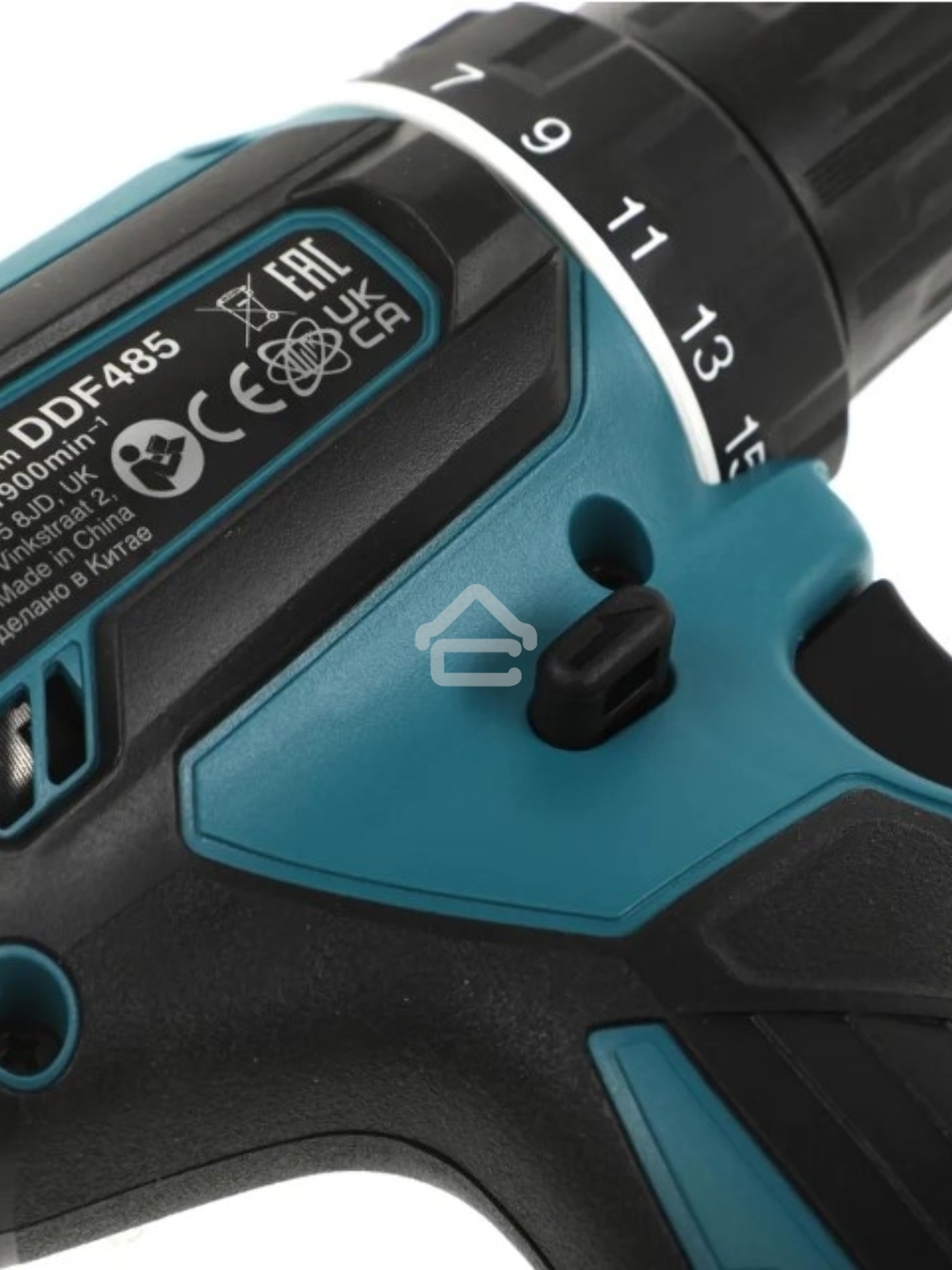 Дрель-шуруповерт Makita DDF485RF, 18 В, 3 Ач, аккумуляторная