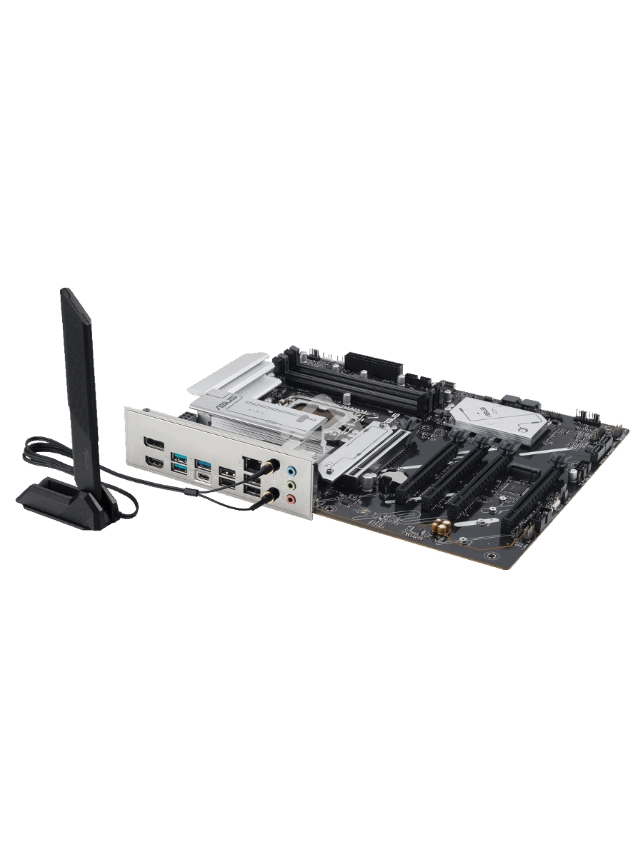 Материнская плата ASUS PRIME B860-PLUS WIFI, LGA 1851, Intel B860, 4xDDR5, 4xSATA, 2xM.2, 1xPCIe 5.0 x16, 4xPCIe 4.0 x16, 2xUSB-C, 4xUSB-A 3.2 Gen 1, 2xUSB-A 3.2 Gen 2, 1xHDMI, 1xDP, 1x2.5Gb LAN, 7.1, ATX