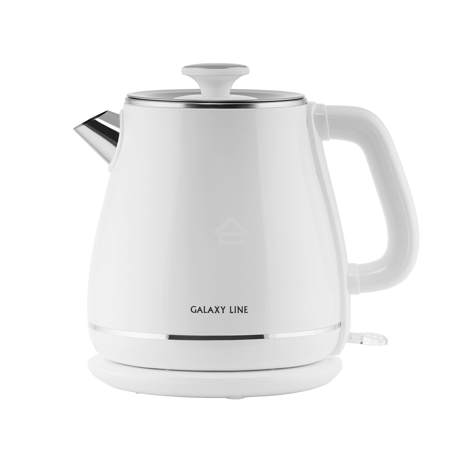 Чайник электрический Galaxy Line GL 0331, белый, пластик, 2200 Вт, 1.8 л