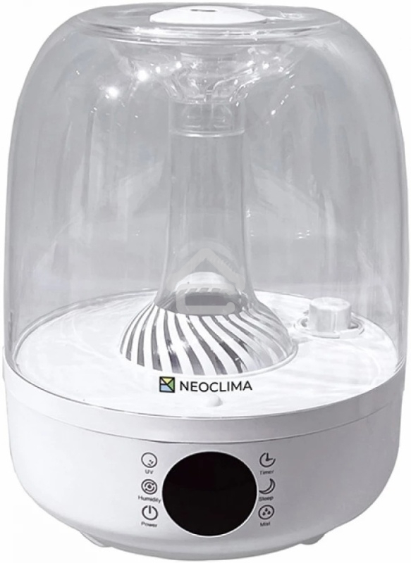 Увлажнитель воздуха ультразвуковой Neoclima NHL-4W, объем 4л, LED, сенсор