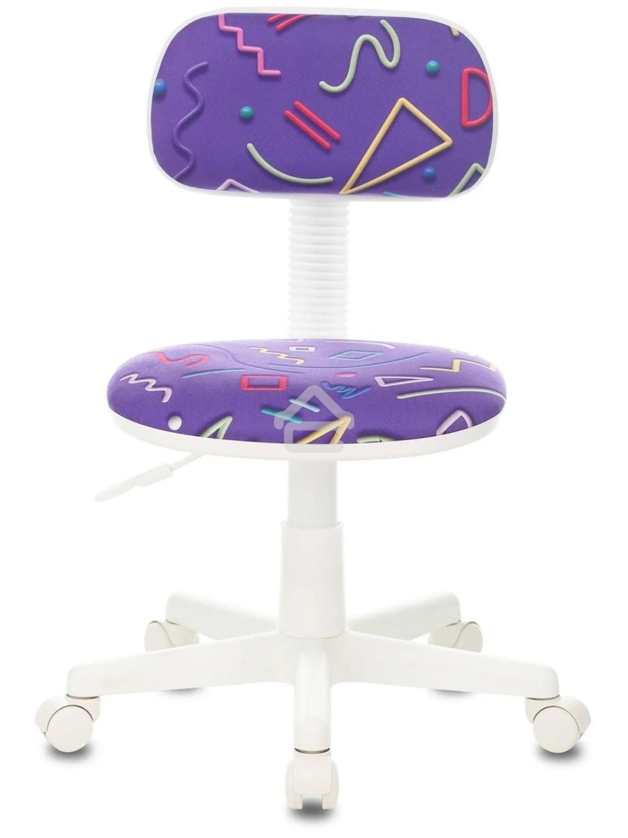 Кресло детское Бюрократ CH-W201NX Sticks 08 фиолетовый, крестовина пластик