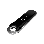 Флеш диск Maxvi P2 16GB USB 2.0 black, монолит с колпачком, ABS пластик