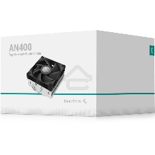 Кулер для процессора DEEPCOOL AN400, 92 мм, алюминий/медь, 2950 об/мин, 23.2 дБ, 4 pin, 150 Вт, 52.5 мм