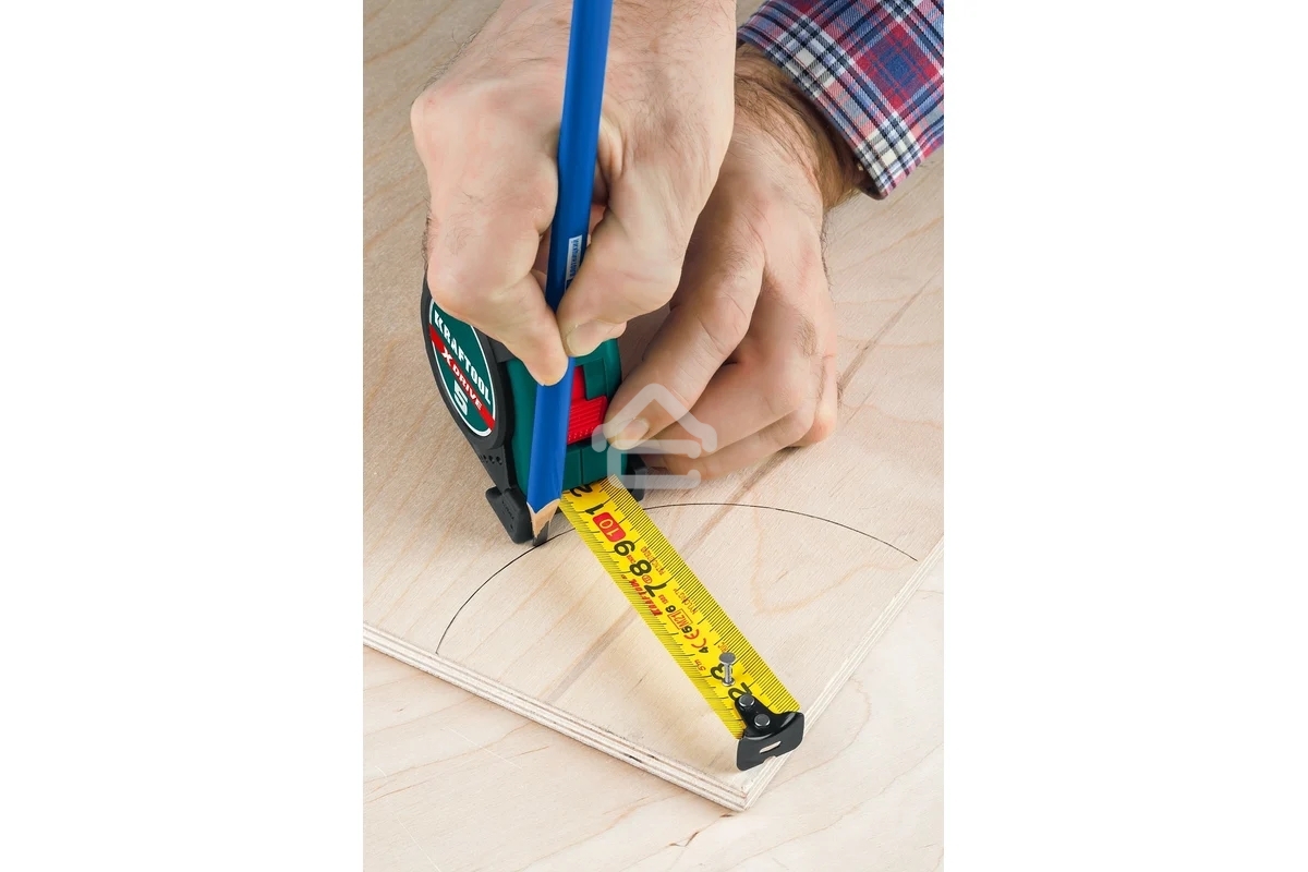 Рулетка KRAFTOOL X-Drive 3м/19мм с ударостойким обрезиненным корпусом