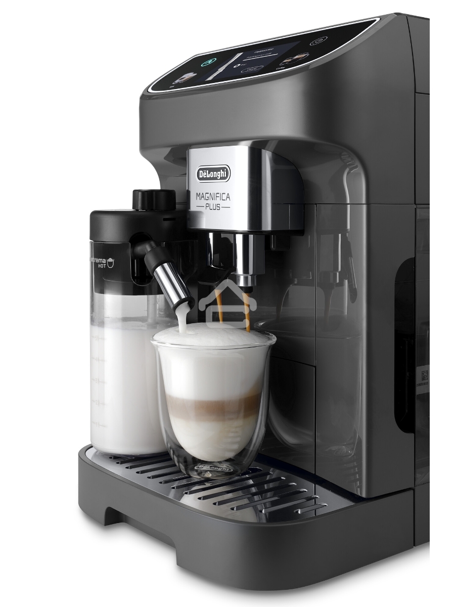 Кофемашина автоматическая DeLonghi Magnifica Plus ECAM320.61.G серый, исп. кофе - зерновой/молотый, 1.9 л, 1450 Вт, 15 Бар.