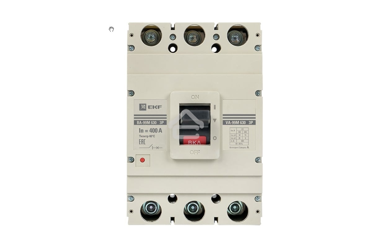 Выключатель автоматический EKF Basic mccb99-630-400m 3п ВА-99М 630/400А 50кА