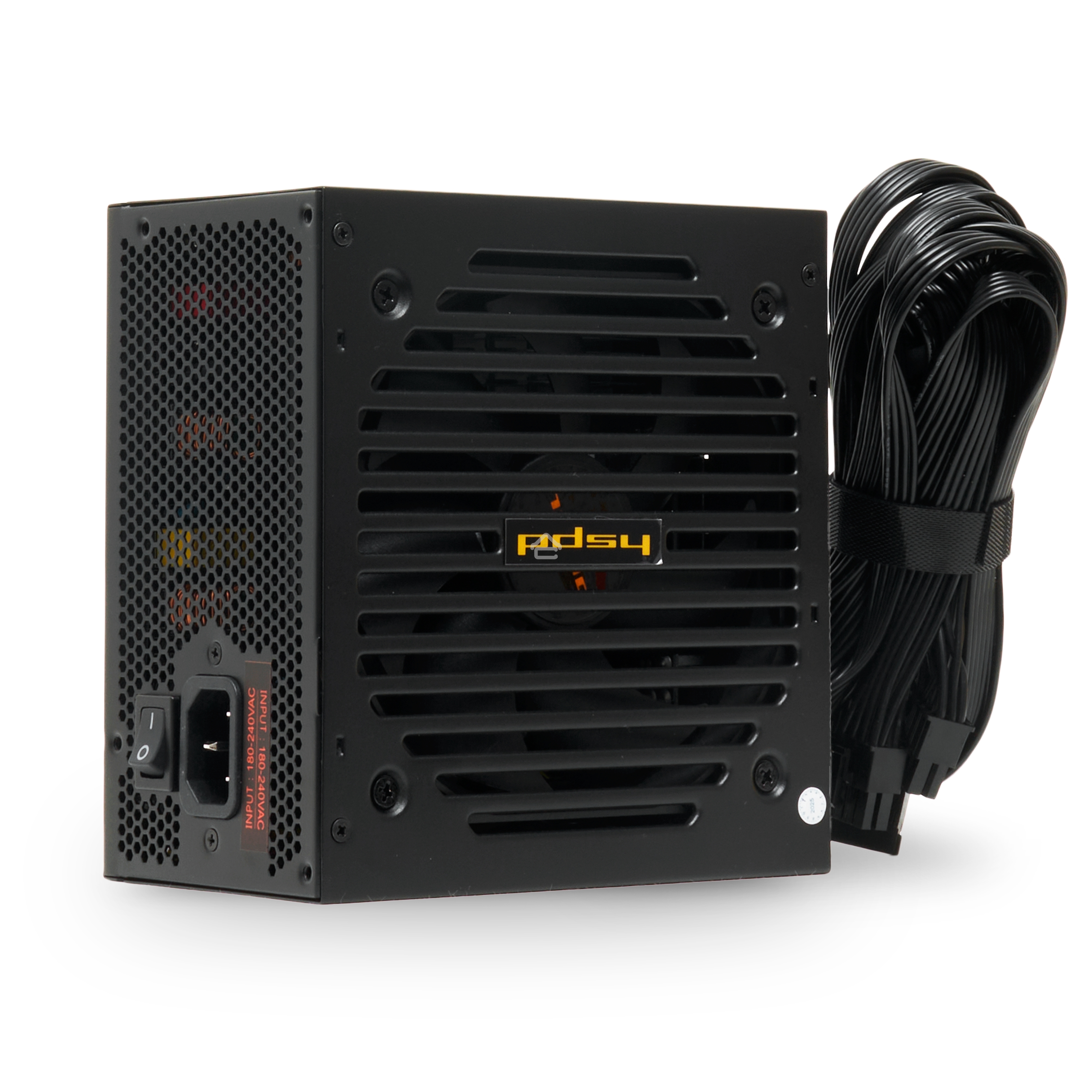 Блок питания Power Supply HSPD, 600W 80 PLUS Bronze (ATX, 2.31, Semi-modular, 1x24(20+4)pin 550мм, 1xCPU*2 8(4+4)pin 600+150мм, 1xPCIe*2 8(6+2)pin 500+150мм, 2xSATA*3 400+150+150мм, 1xMOLEX4pin*3+FDD 400+150+150+150мм, Active, 120x120мм, 150x140x86мм, APF