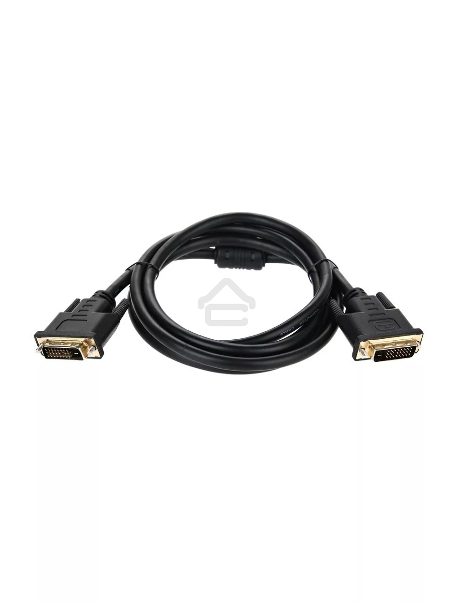 Кабель DVI-D--DVI-D Dual link 25M/25M, экран, феррит.кольца, 1.8м Telecom <TCG441D-1.8M>