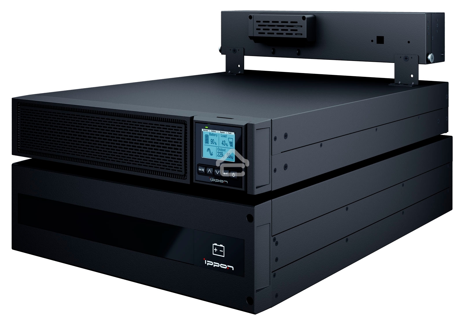 Источник бесперебойного питания Ippon Innova RT II 10000 10000Вт 10000ВА черный