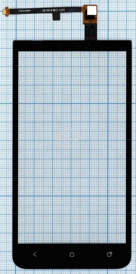 Сенсорное стекло (тачскрин) для HTC One XC X720d, черное