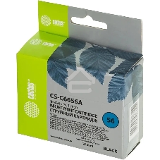 Картридж струйный Cactus CS-C6656A №56 черный (20 мл) для HP DeskJet 450/5145/5150/5151/5550/5552