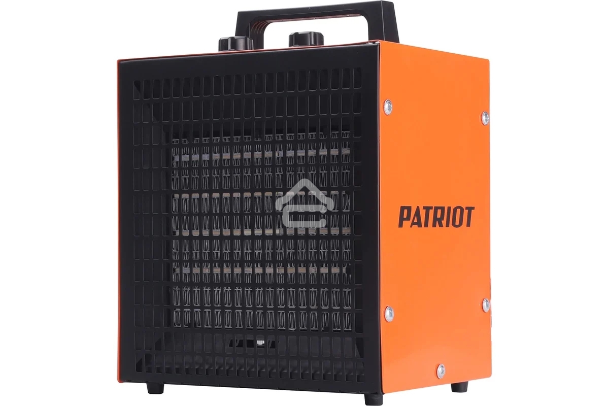 Тепловентилятор электрический Patriot PT Q 5S, оранжевый/черный, 3000 Вт, 25 м2, термостат