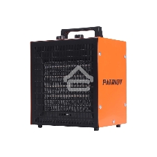 Тепловентилятор электрический Patriot PT Q 5S, оранжевый/черный, 3000 Вт, 25 м2, термостат