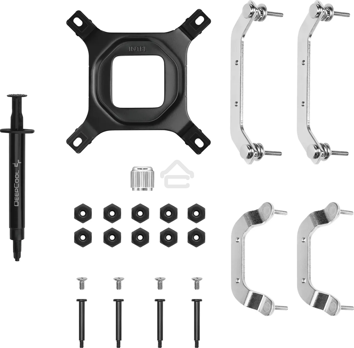 Кулер для процессора DEEPCOOL AN400, 92 мм, алюминий/медь, 2950 об/мин, 23.2 дБ, 4 pin, 150 Вт, 52.5 мм