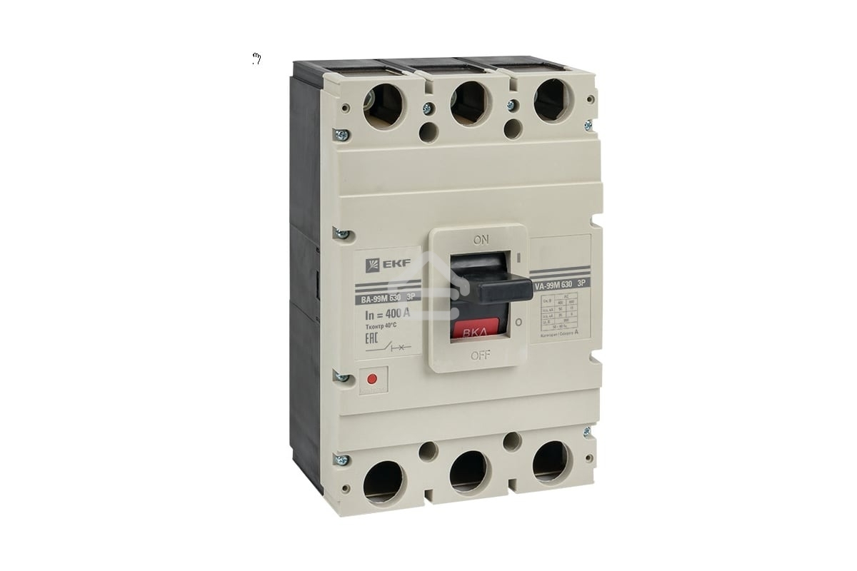 Выключатель автоматический EKF Basic mccb99-630-400m 3п ВА-99М 630/400А 50кА