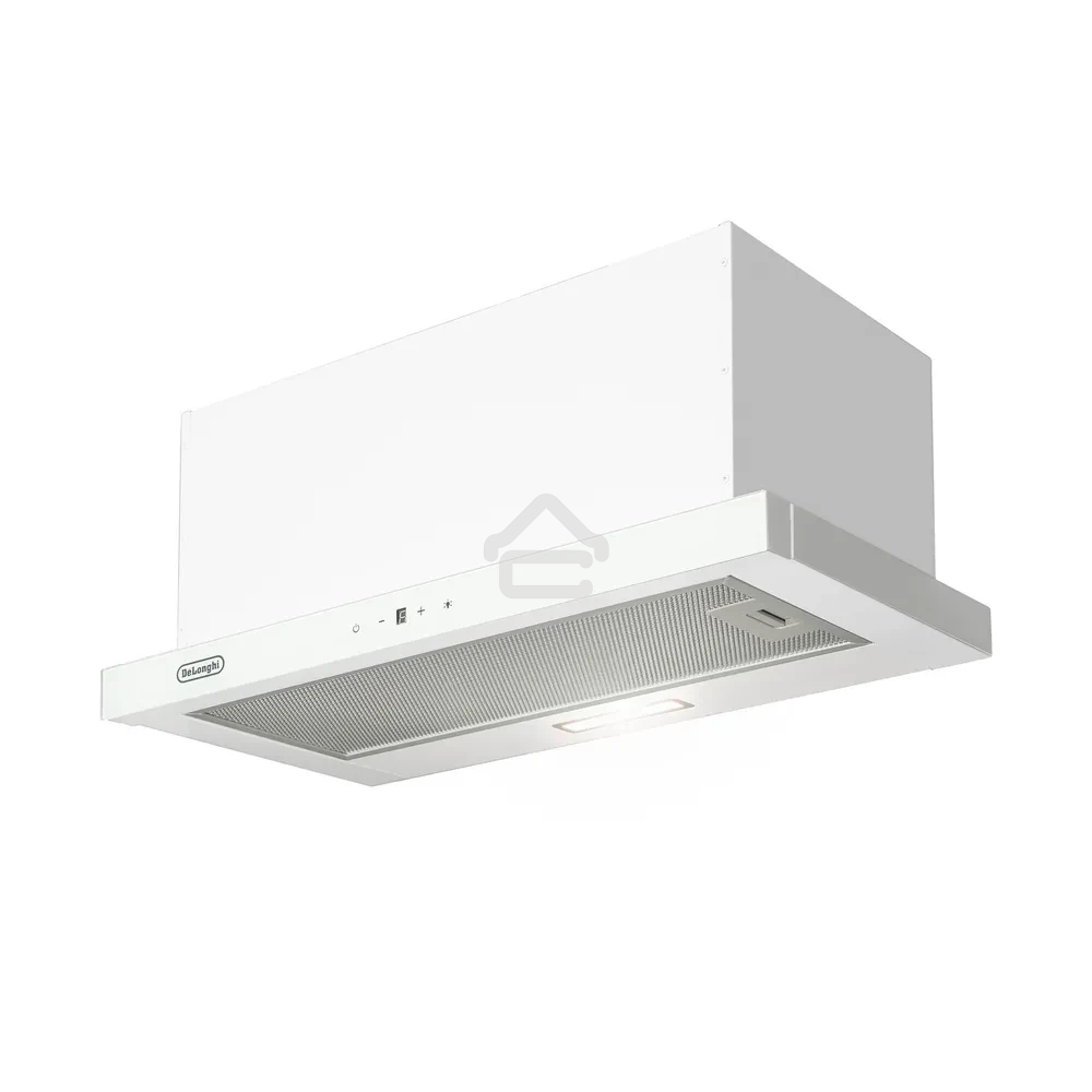 Вытяжка встраиваемая DeLonghi KT-Tiara 612 BB белая, 60 см, 850 куб. м/ч, 56 дБ