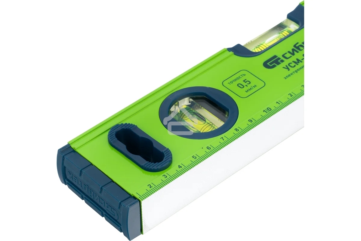 Уровень алюминиевый Сибртех УСМ-0,5-300, фрезерованный, 3 глазка, магнитный, 300 мм