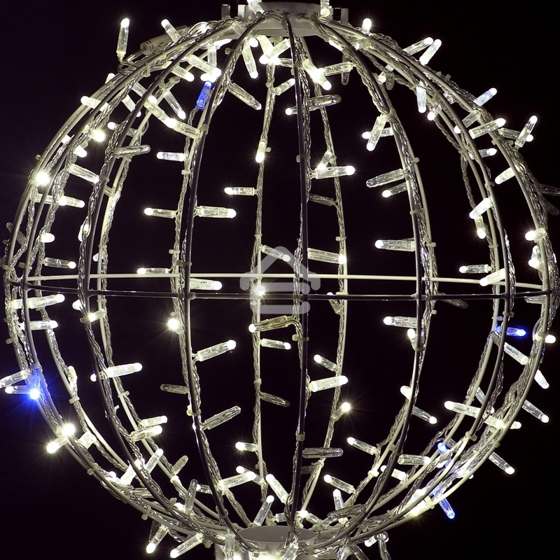 Светодиодная фигура Шар диаметр 50см 200 LED ТЕПЛЫЙ БЕЛЫЙ эффект мерцания 230В NEON-NIGHT