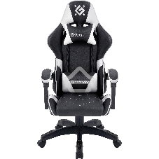 Кресло игровое Defender Companion черный/белый, класс 3, металл, PU