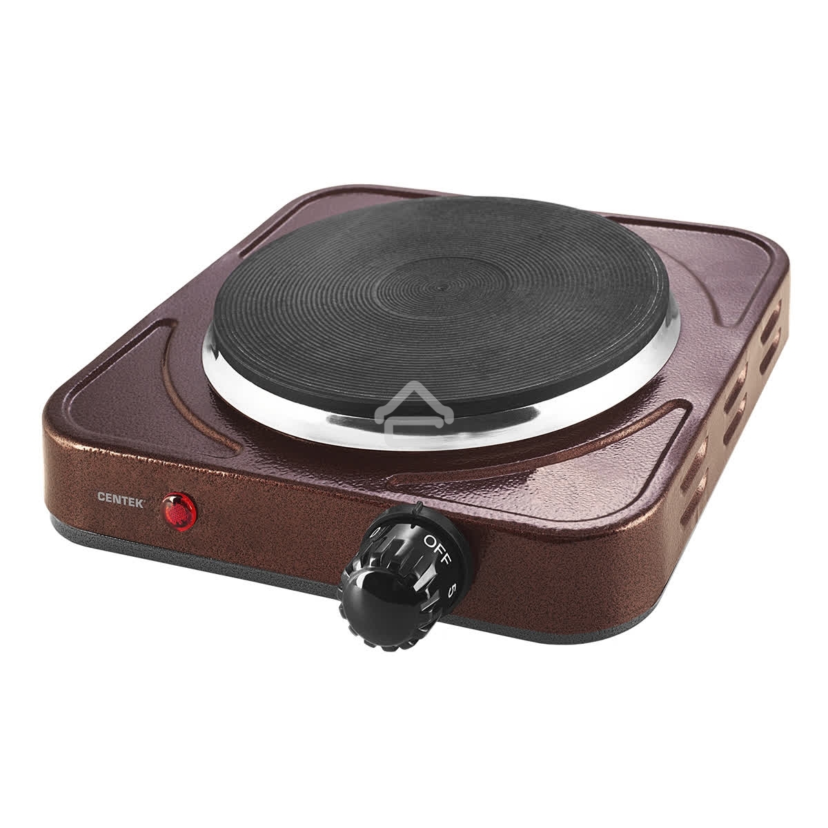 Плита настольная электрическая Centek CT-1506 Siberia коричневый