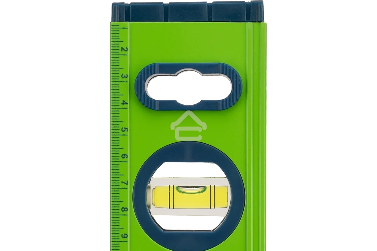 Уровень Сибртех алюминиевый УСМ-0,5-800, фрезерованный, 3 глазка, магнитный, рукоятки, 800 мм