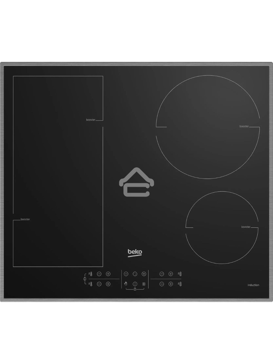 Встраиваемая индукционная варочная поверхность Beko HII 64200 FMTX, Черный