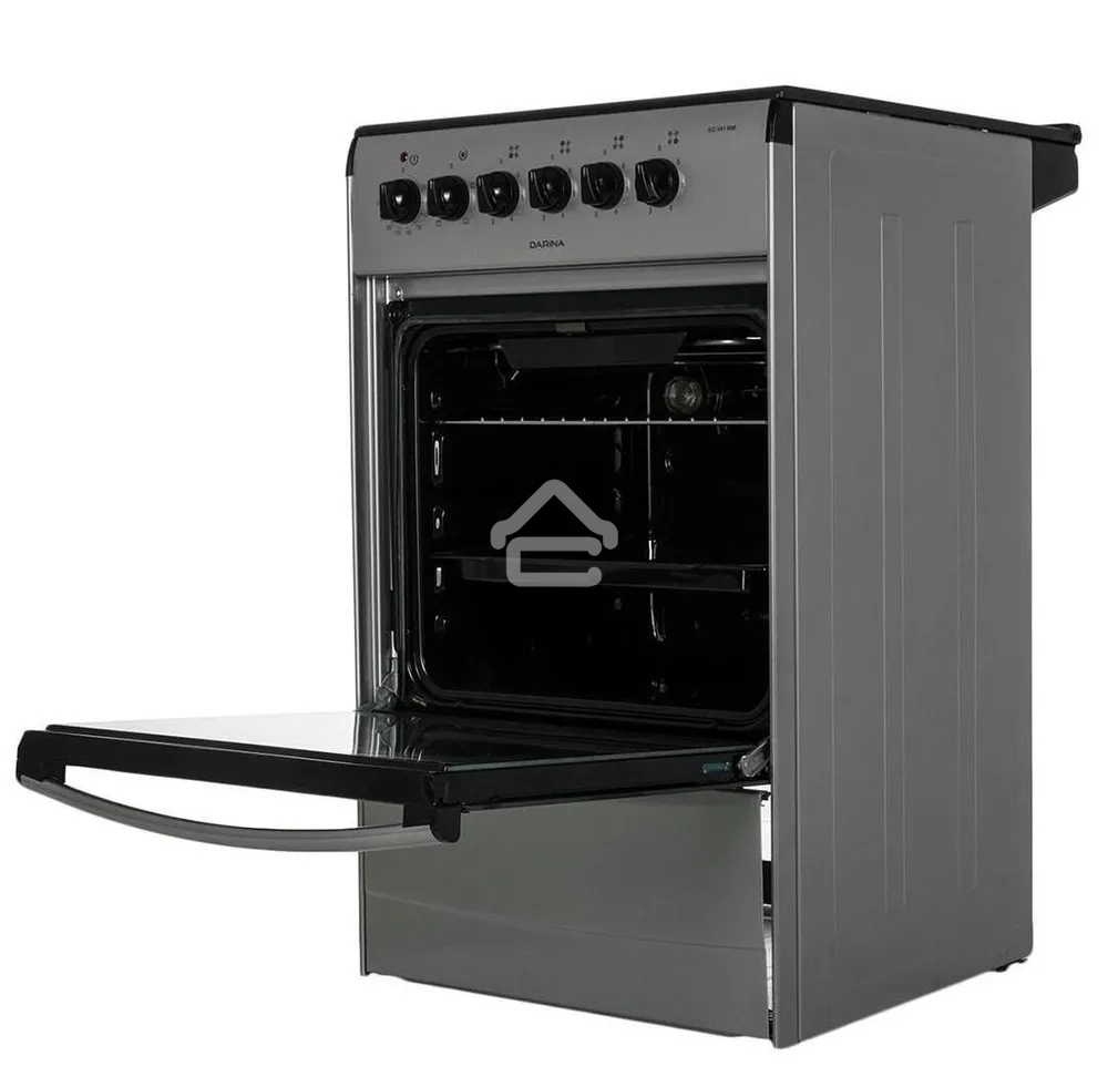 Плита электрическая Darina 1B EC 341 606 silver серебристый/черный, конфорок 4 шт, духовка 50 л, 50 см x 85 см x 56 см