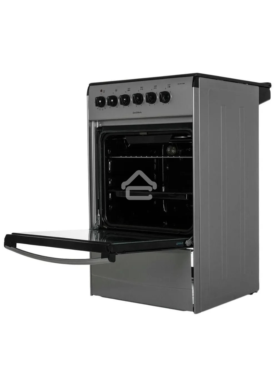 Плита электрическая Darina 1B EC 341 606 silver серебристый/черный, конфорок 4 шт, духовка 50 л, 50 см x 85 см x 56 см