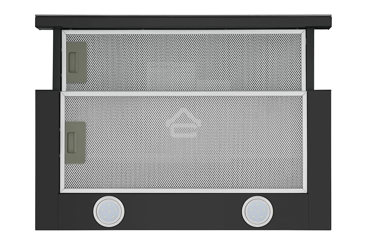 Вытяжка телескопическая HOMSair Flat 60 Glass черный, 60 см, 520 куб. м/ч, 45 дБ