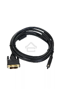 Кабель HDMI to DVI-D (19M -25M) 2м, TV-COM, 2 фильтра <LCG135F-2M>