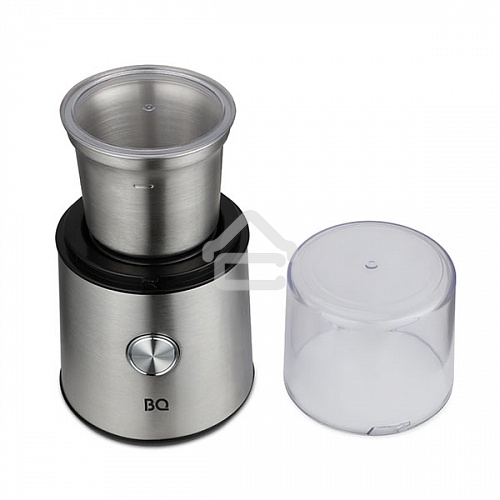 Кофемолка BQ CG1003, 200 Вт, 85 г максимальная загрузка, стальной/черный
