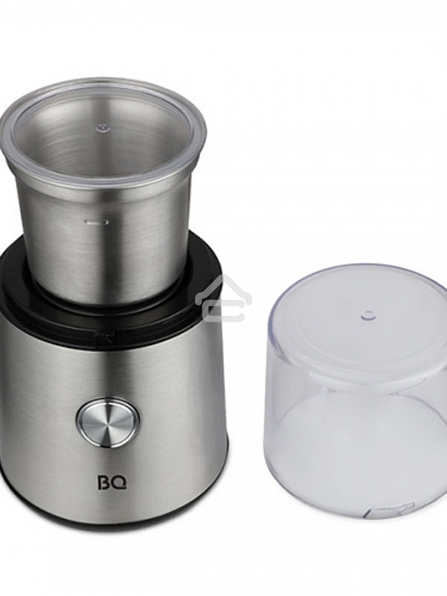 Кофемолка BQ CG1003, 200 Вт, 85 г максимальная загрузка, стальной/черный