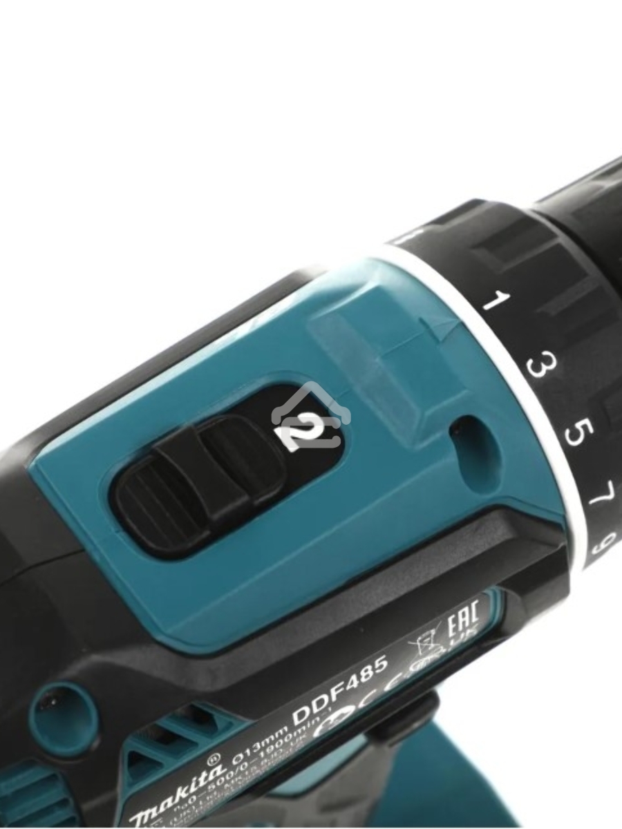 Дрель-шуруповерт Makita DDF485RF, 18 В, 3 Ач, аккумуляторная