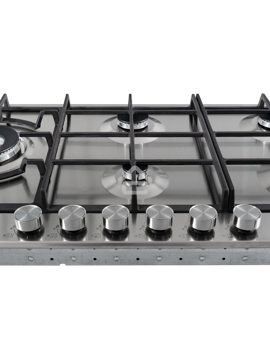 Газовая варочная панель DeLonghi NSL 590D X RUS независимая, нержавеющая сталь