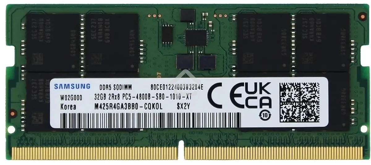 Оперативная память Samsung, DDR5, 32GB (1x32GB), 4800MHz, CL40, SO-DIMM
