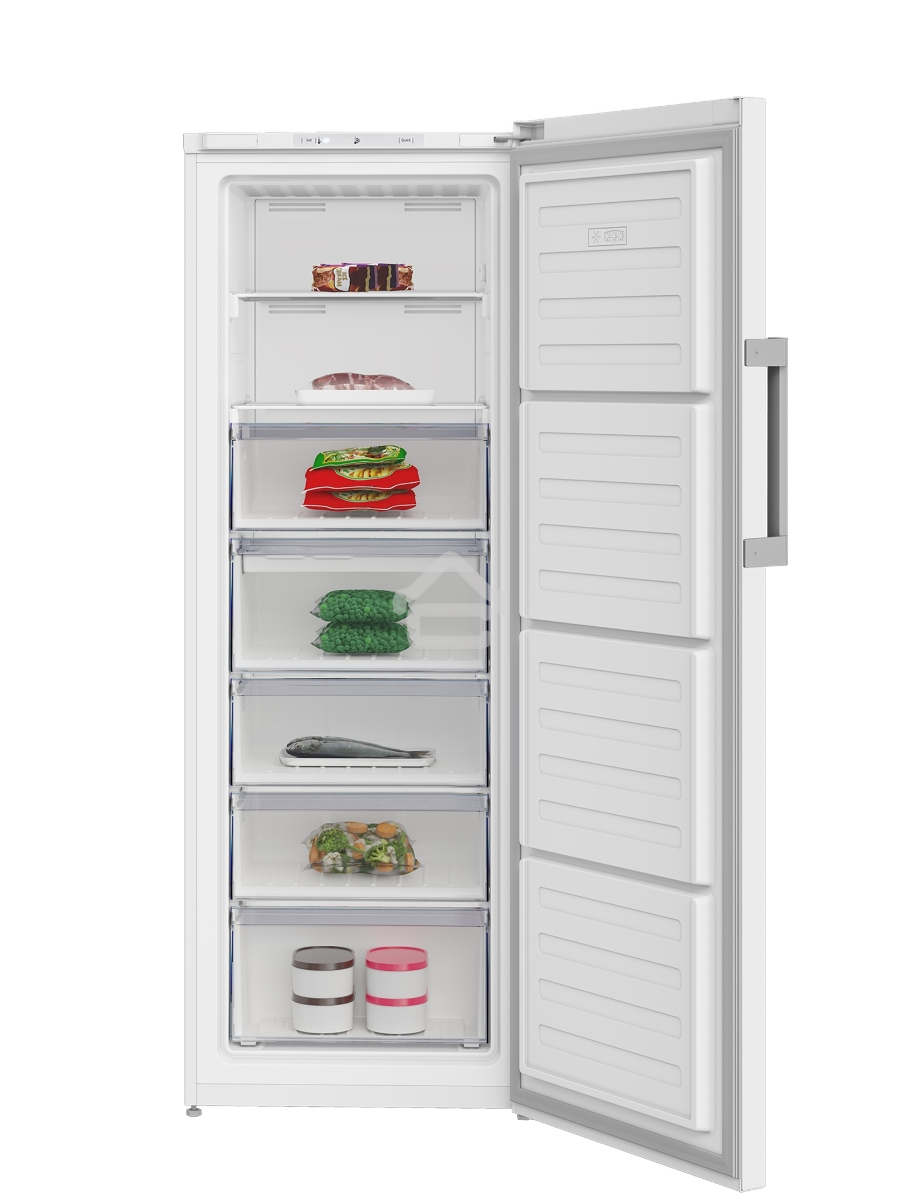 Морозильная камера Beko B1RFNK292W, белый, 255л, 7 ящиков