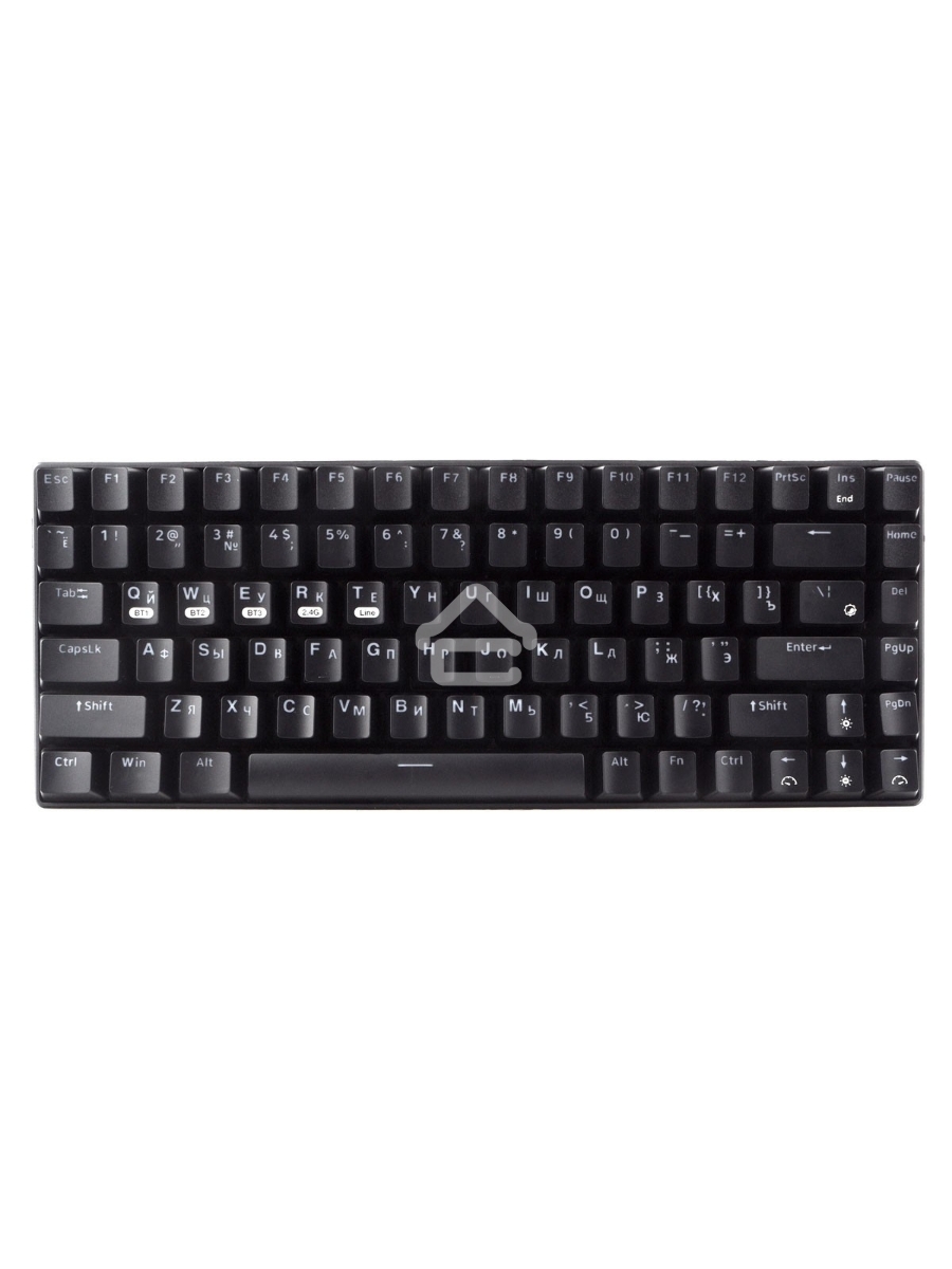 Клавиатура Gembird KBW-G510L проводная + беспроводная, USB, чёрный