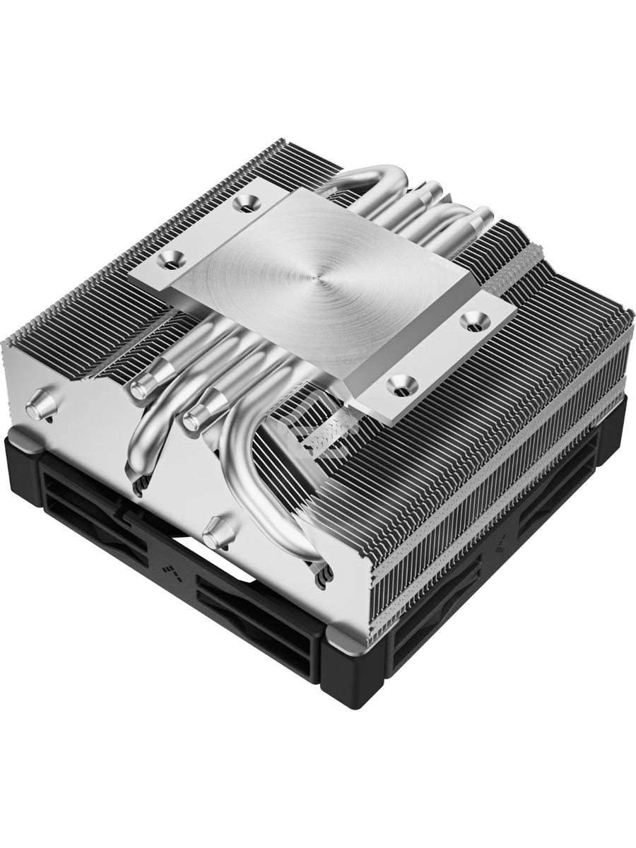 Кулер для процессора DEEPCOOL AN400 черный, 92 мм, алюминий/медь, 2950 об/мин, 23.2 дБ, 4 pin, 150 Вт, 52.5 мм