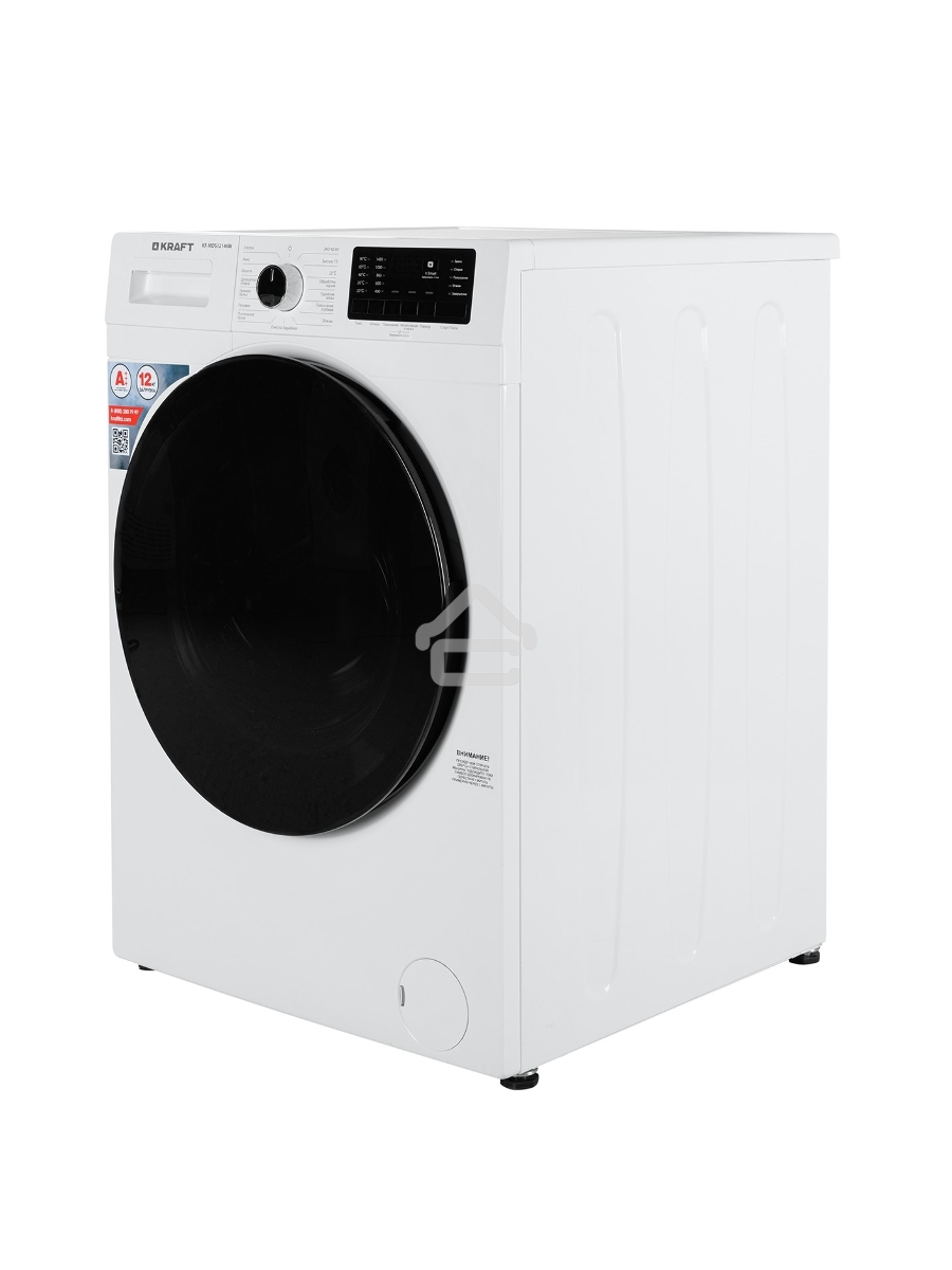Стиральная машина Kraft KF-MDS12146W белый, загрузка фронтальная 12 кг, 1400 об/мин., класс: А+++