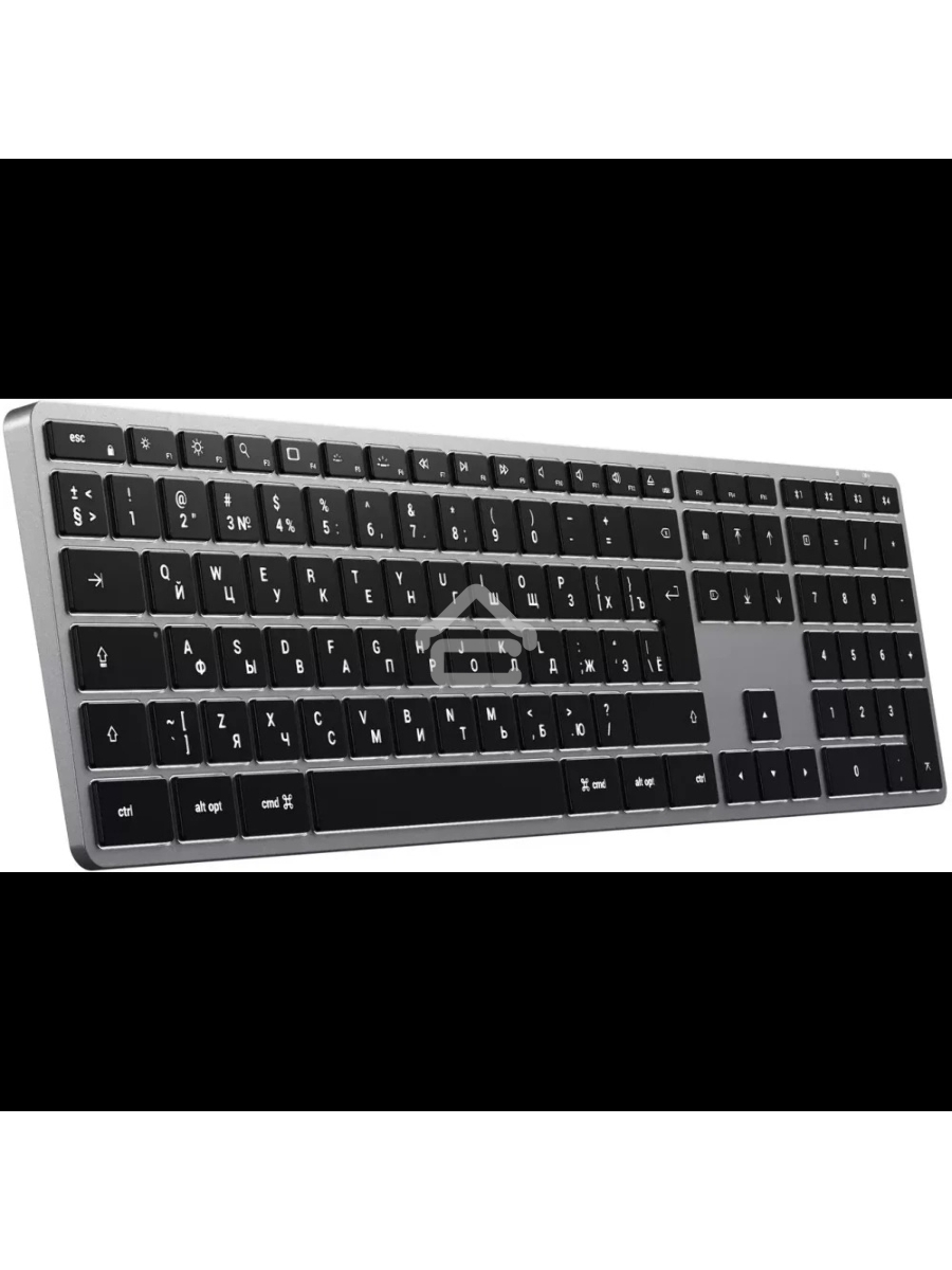 Клавиатура беспроводная Satechi Slim X3 Bluetooth Backlit Keyboard, Bluetooth, Серый космос, ST-BTSX3M-RU