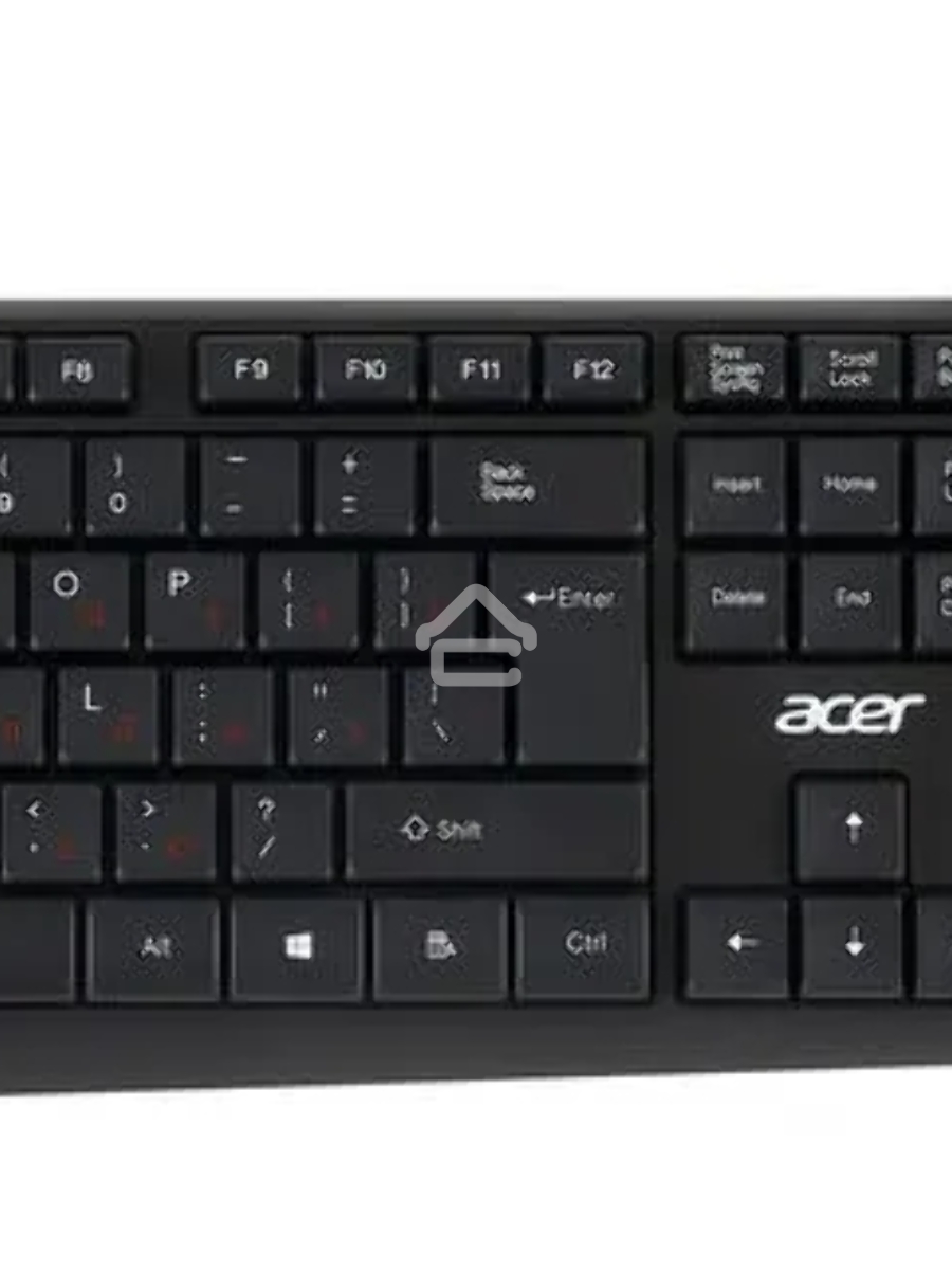 Клавиатура + мышь Acer OMW141 клав:черный мышь:черный USB