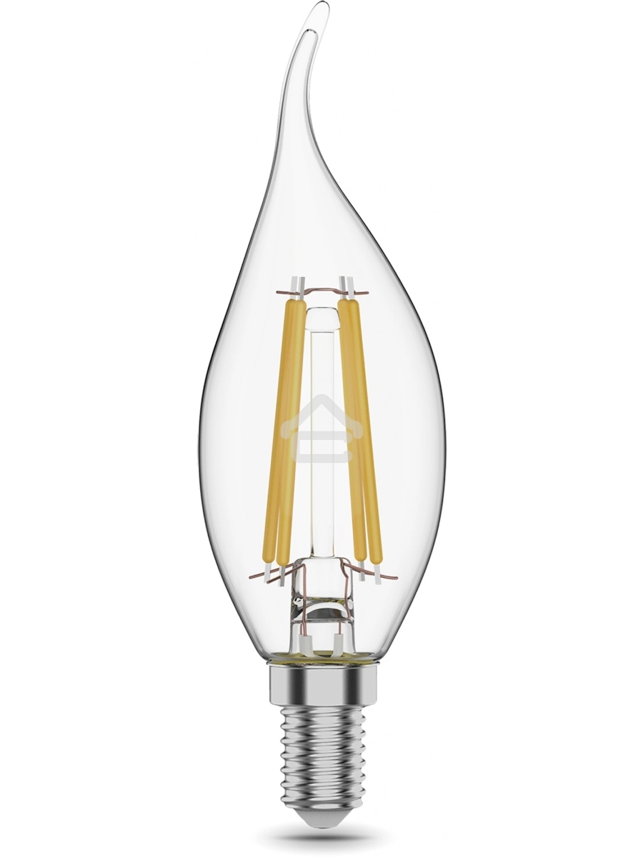 Лампа филам. Gauss Filament 11Вт цок.:E14 свеча 220B св.свеч.бел.нейт. CF35 (упак.:10шт) (104801211)
