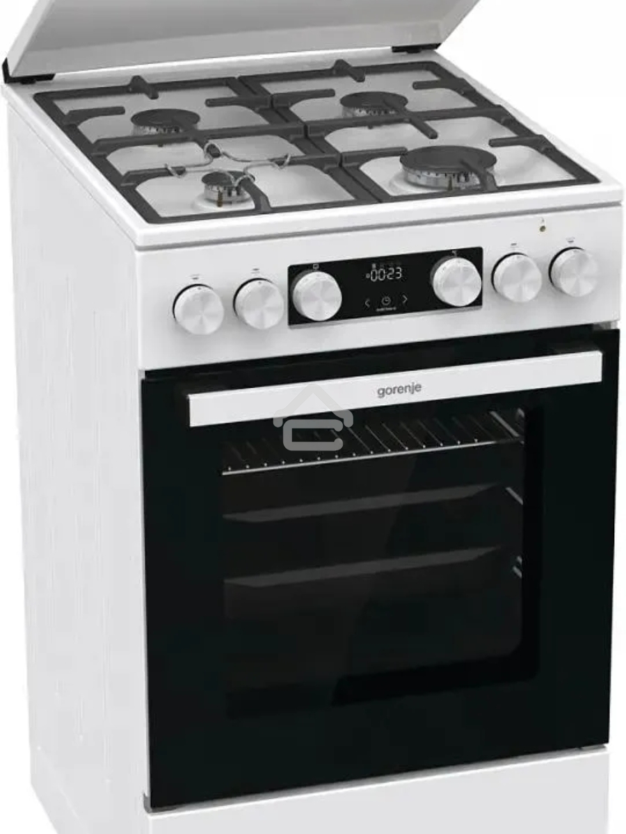 Плита комбинированная Gorenje GK5C42WF-B белый, конфорок 4 газовых, духовка 70 л, 50 см x 85 см x 59.4 см