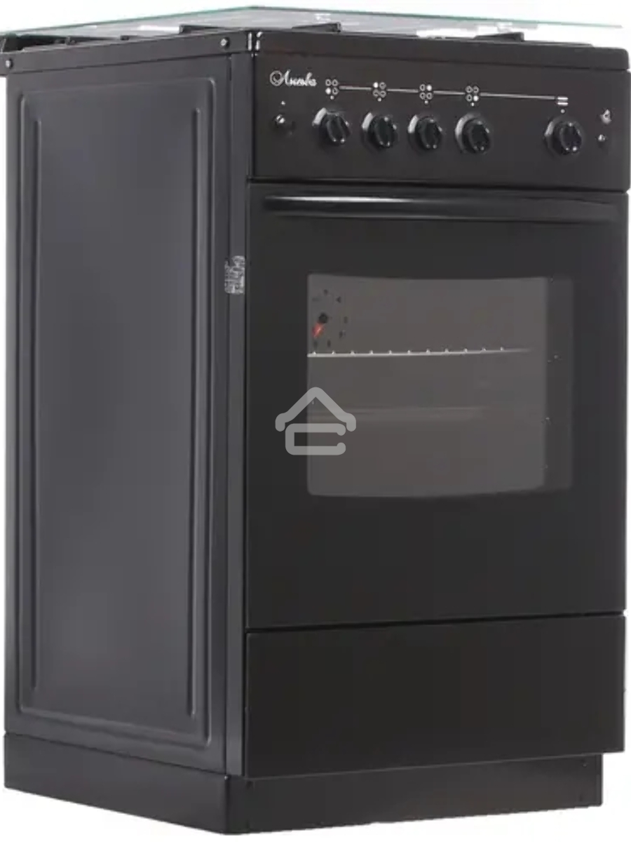 Плита газовая Лысьва ГП 400 М2С -2у черный, конфорок 4 шт, духовка 57 л, 50 см x 84 см x 60 см