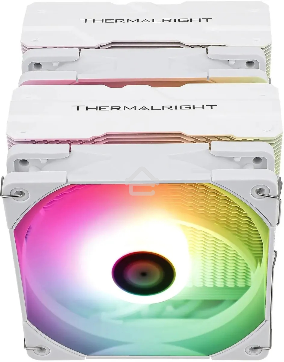 Устройство охлаждения(кулер) Thermalright Peerless Assassin 120 White ARGb Soc-AM5/AM4/1151/1200/2066/2011/1700 белый 4-pin 25.6dB Al+Cu 750gr Ret (PA120-WH-ARGb)