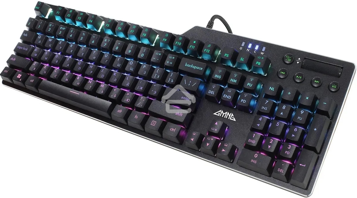 Клавиатура проводная GMNG GG-KB765XP (1901096), USB, черный