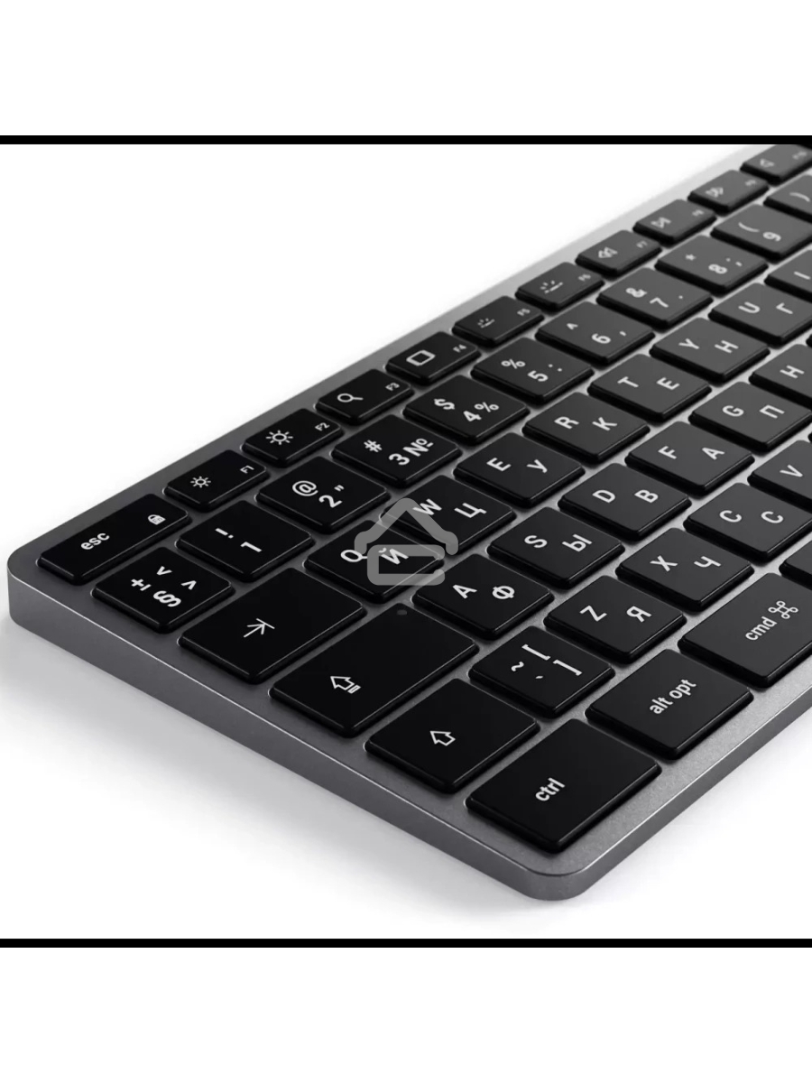 Клавиатура беспроводная Satechi Slim X3 Bluetooth Backlit Keyboard, Bluetooth, Серый космос, ST-BTSX3M-RU